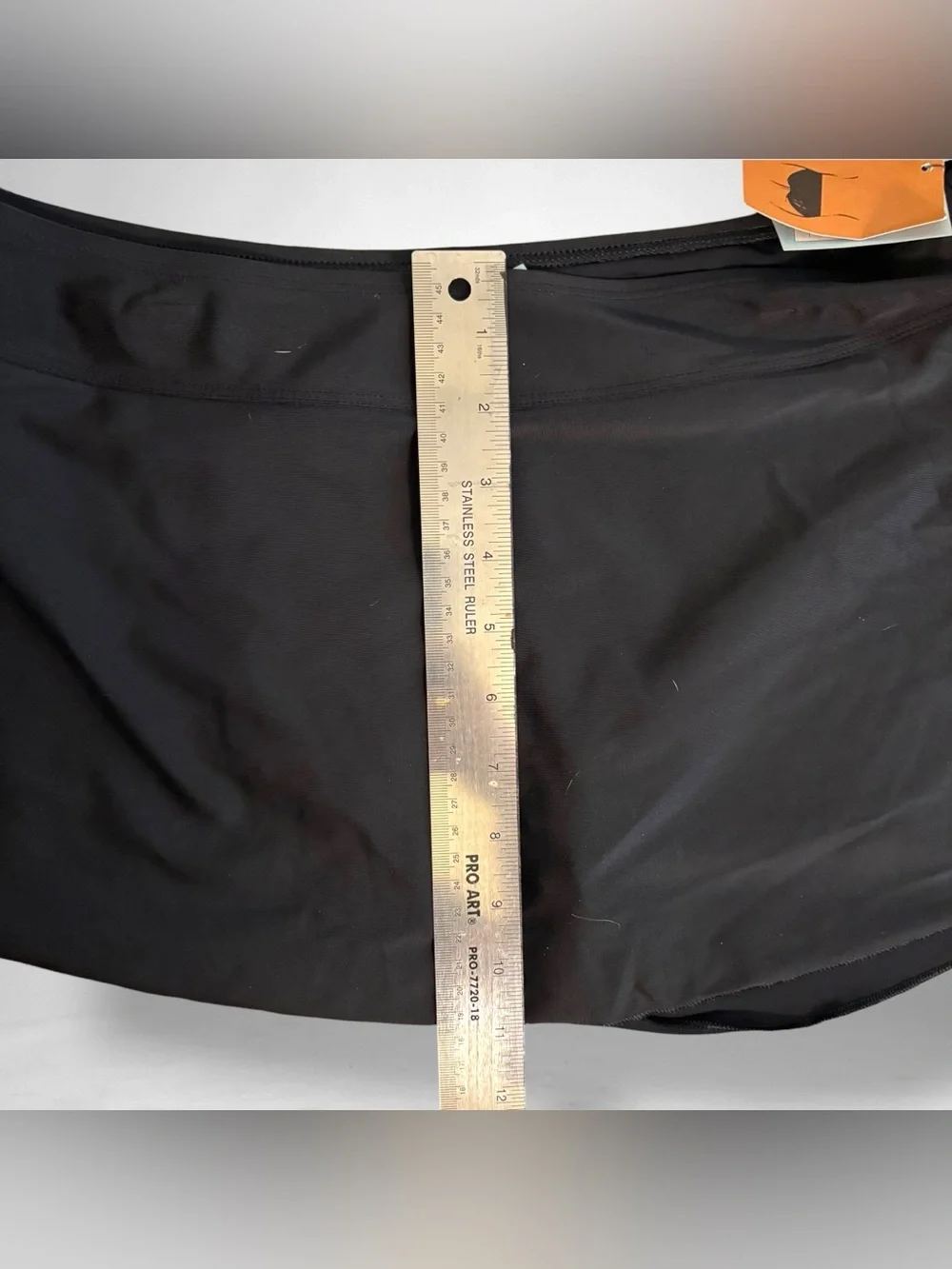 Shade and Shore Flowing Swim Skirt Black built in bikini bottom Sz M NWT
